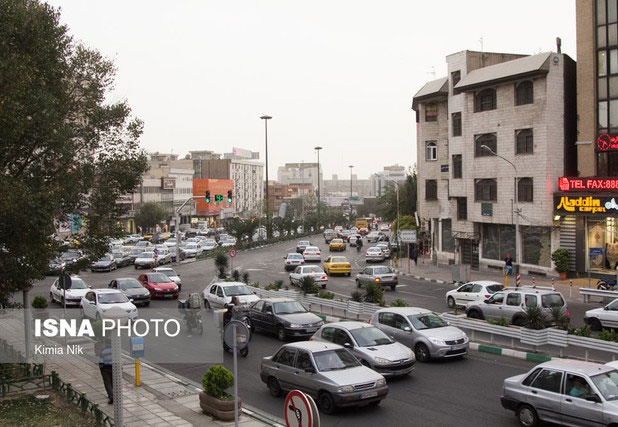 افزایش موقتی غلظت ذرات معلق در تهران 