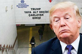 تغییر نام زیرگذر ترامپ در استانبول
