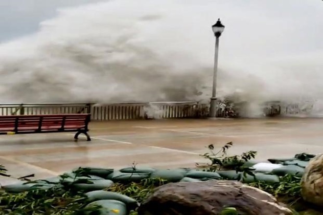 شدیدترین طوفان سال به چین رسید