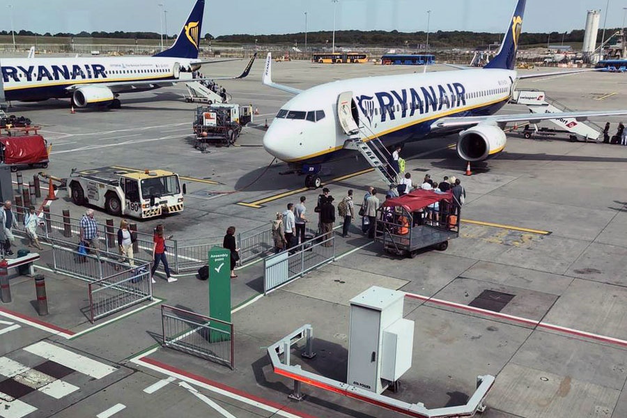  اعتصاب کارکنان رایان ایر صدها پرواز در اروپا را زمین‌گیر کرد